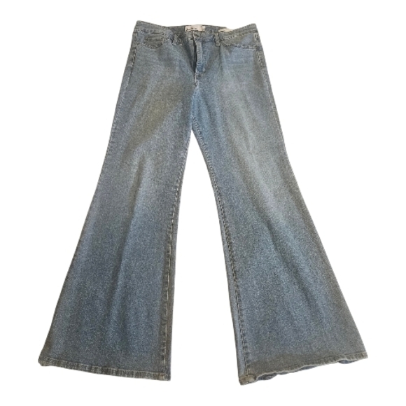Sam Edelman Denim - Sam Edelman Vintage-Inspired Wide Leg Jeans - Light Blue Wash